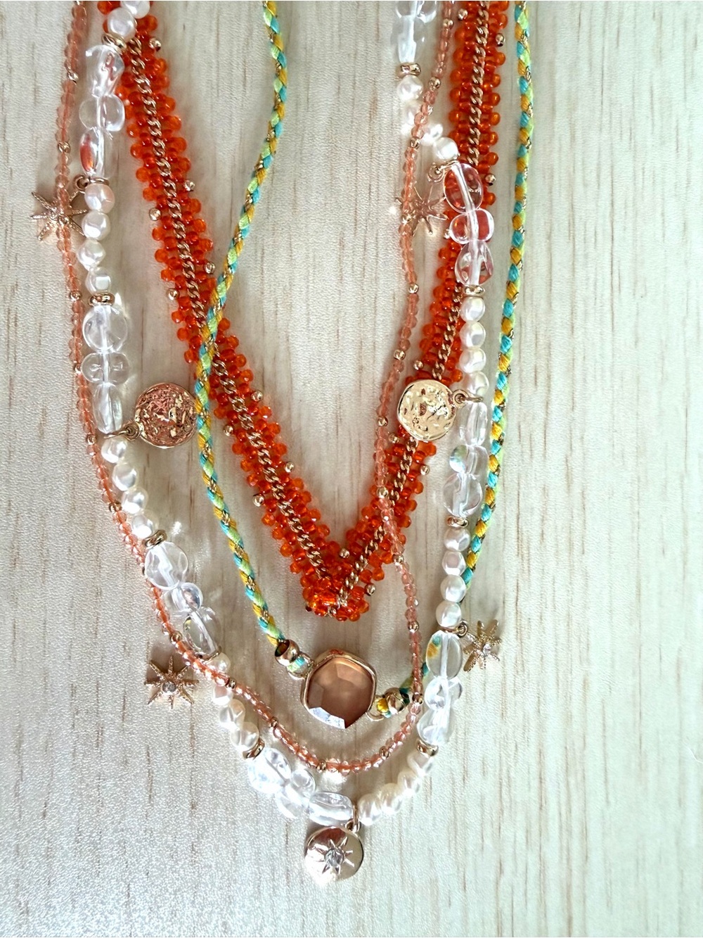 Zara Beaded Necklace Stack